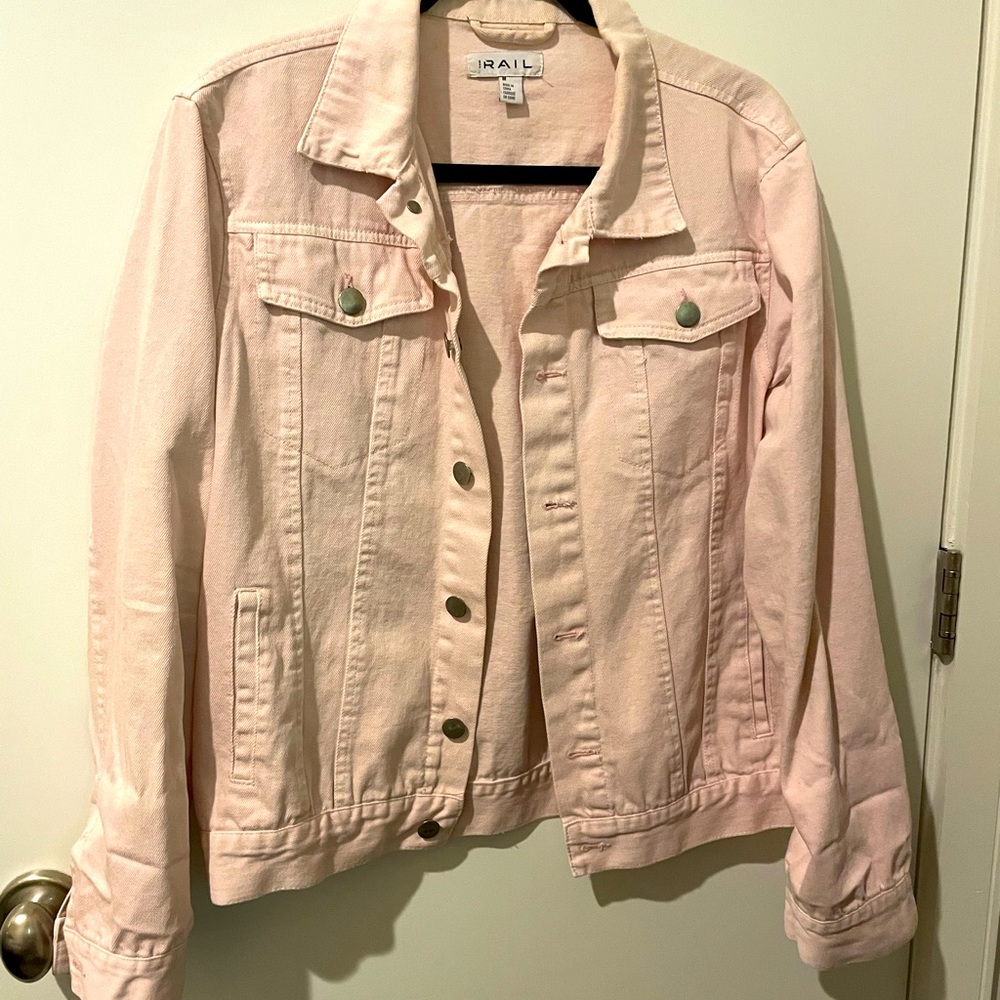 Men’s Pink Denim Jacket